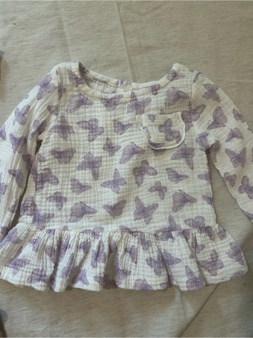 H&M Pink Watermelon Ruffle Pajama Top & Bodysuit Set with Yellow Pooh Tee
